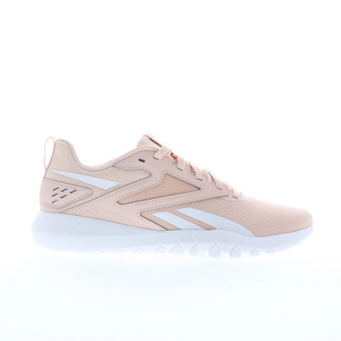 Reebok Flexagon Womens Pink Mesh Lace Up Athletic Cross Training Shoes