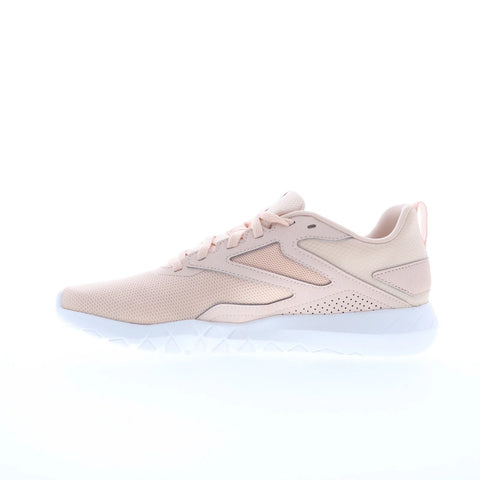 Reebok Flexagon Womens Pink Mesh Lace Up Athletic Cross Training Shoes