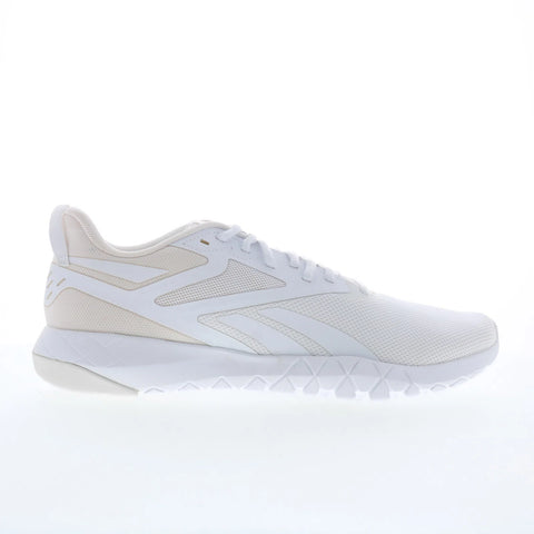 Reebok Flexagon Force 4 Mens White Mesh Athletic Cross Training Shoes