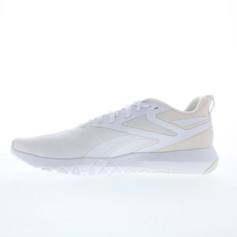 Reebok Flexagon Force 4 Mens White Mesh Athletic Cross Training Shoes