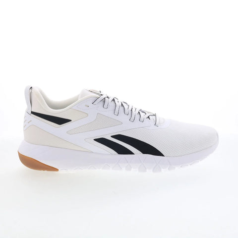 Reebok Flexagon Force 4 Mens White Mesh Athletic Cross Training Shoes