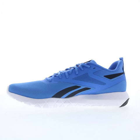 Reebok Flexagon Force 4 Mens Blue Mesh Athletic Cross Training Shoes