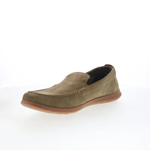 Clarks Flexway Step 26176956 Mens Green Loafers & Slip Ons Casual Shoes