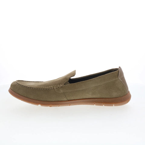 Clarks Flexway Step 26176956 Mens Green Loafers & Slip Ons Casual Shoes