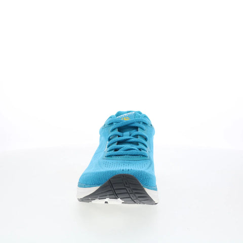Topo Fli-Lyte 3 W030 Womens Blue Canvas Lace Up Athletic Running Shoes