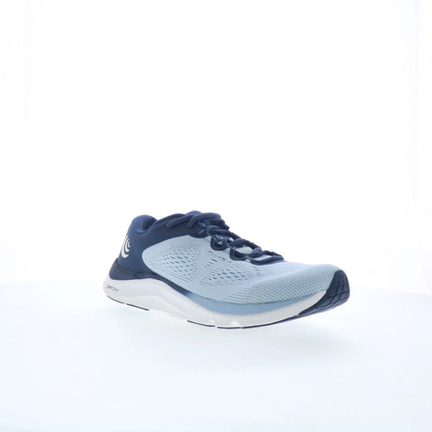 Topo Fli-Lyte 4 W049 Womens Blue Canvas Lace Up Athletic Running Shoes