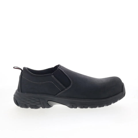 Avenger Flight Slip-on Composite Toe SD10 SR Womens Black Wide Work Shoes