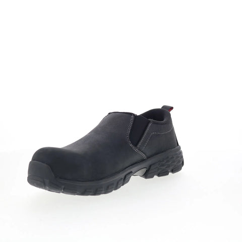 Avenger Flight Slip-on Composite Toe SD10 SR Womens Black Wide Work Shoes