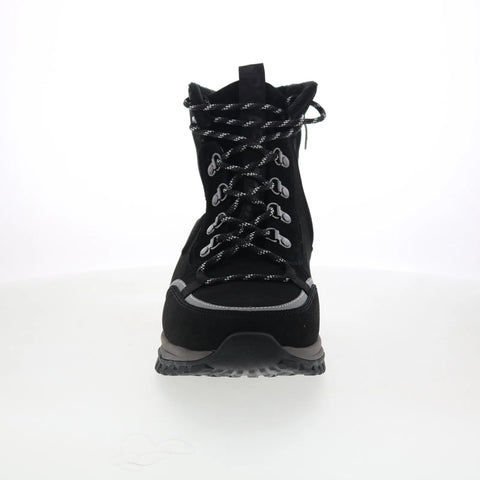 Pajar Flightstorm PDPAB00586.01 Mens Black Nubuck Lace Up Casual Dress Boots