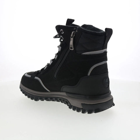 Pajar Flightstorm PDPAB00586.01 Mens Black Nubuck Lace Up Casual Dress Boots