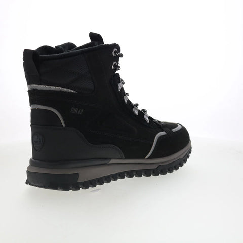 Pajar Flightstorm PDPAB00586.01 Mens Black Nubuck Lace Up Casual Dress Boots