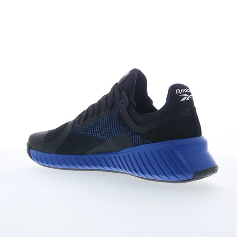Reebok Flip Charge Mens Black Mesh Lace Up Athletic Cross Training Shoes