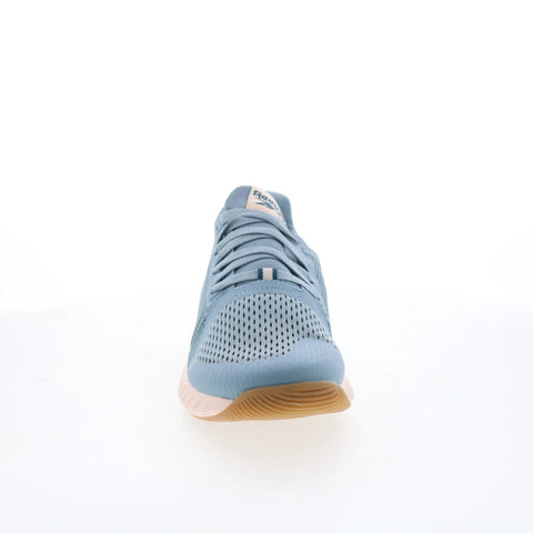 Reebok Flip Charge Womens Blue Mesh Lace Up Lifestyle Sneakers Shoes