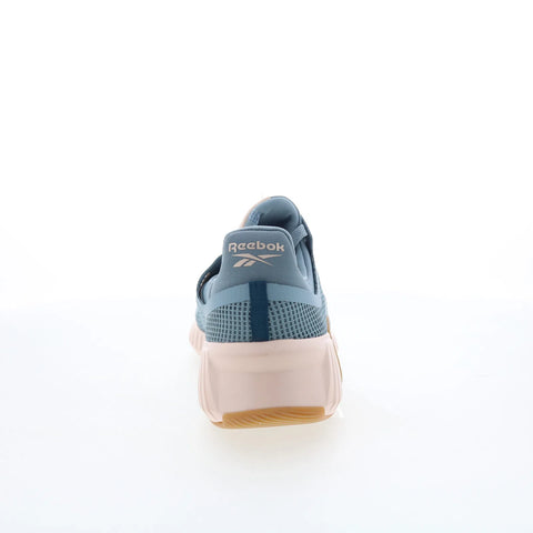 Reebok Flip Charge Womens Blue Mesh Lace Up Lifestyle Sneakers Shoes