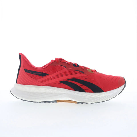 Reebok Floatride Energy 5 Mens Red Mesh Lace Up Athletic Running Shoes