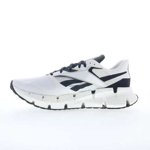 Reebok Floatzig 1 Mens White Mesh Lace Up Athletic Running Shoes