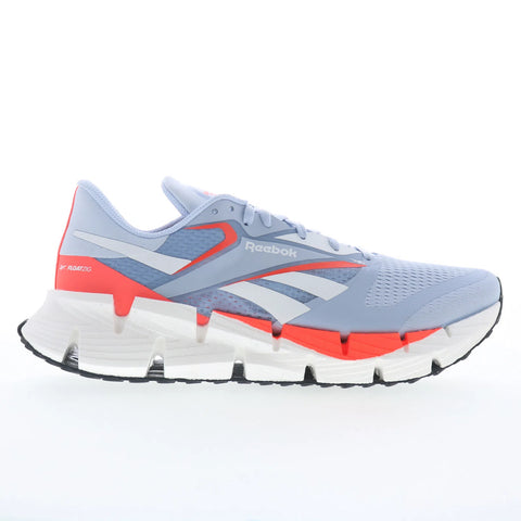 Reebok Floatzig 1 Mens Blue Mesh Lace Up Athletic Running Shoes