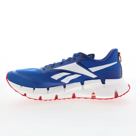 Reebok Floatzig 1 Mens Blue Mesh Lace Up Athletic Running Shoes