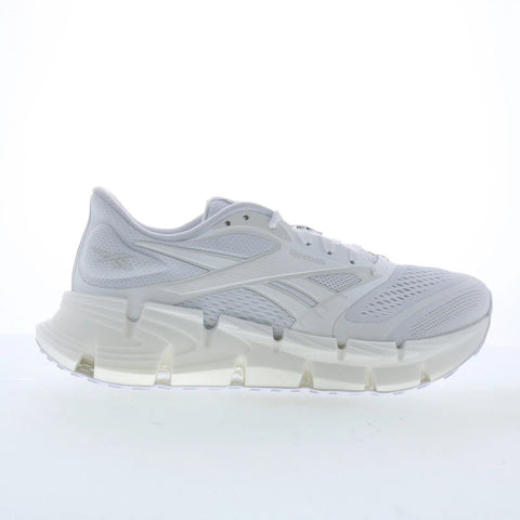 Reebok Floatzig 2 Womens White Mesh Lace Up Athletic Running Shoes