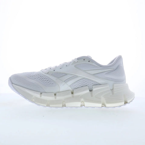 Reebok Floatzig 2 Womens White Mesh Lace Up Athletic Running Shoes