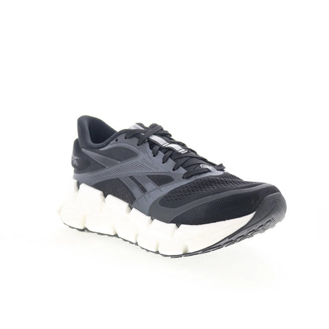 Reebok Floatzig 2 Womens Black Mesh Lace Up Athletic Running Shoes