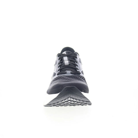 Reebok Floatzig 2 Womens Black Mesh Lace Up Athletic Running Shoes