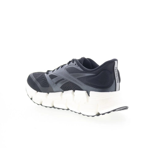 Reebok Floatzig 2 Womens Black Mesh Lace Up Athletic Running Shoes