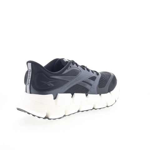 Reebok Floatzig 2 Womens Black Mesh Lace Up Athletic Running Shoes
