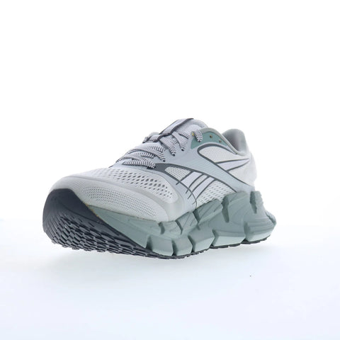 Reebok Floatzig 2 Mens Gray Canvas Lace Up Athletic Running Shoes
