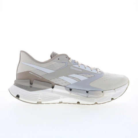 Reebok Floatzig Symmetros Mens Gray Canvas Lace Up Athletic Running Shoes