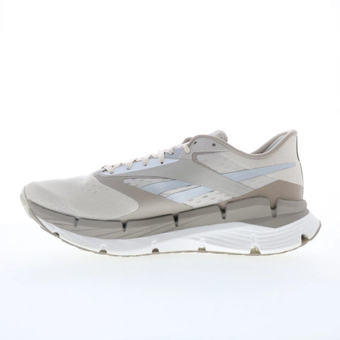 Reebok Floatzig Symmetros Mens Gray Canvas Lace Up Athletic Running Shoes