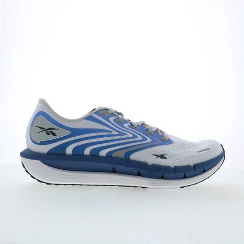 Reebok Floatzig Tread Mens White Canvas Lace Up Athletic Running Shoes