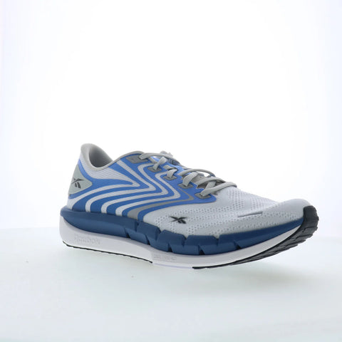 Reebok Floatzig Tread Mens White Canvas Lace Up Athletic Running Shoes