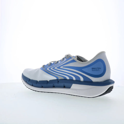 Reebok Floatzig Tread Mens White Canvas Lace Up Athletic Running Shoes