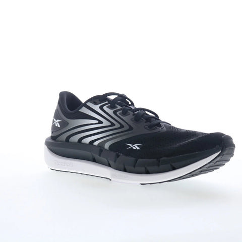 Reebok Floatzig Tread Womens Black Mesh Lace Up Athletic Running Shoes
