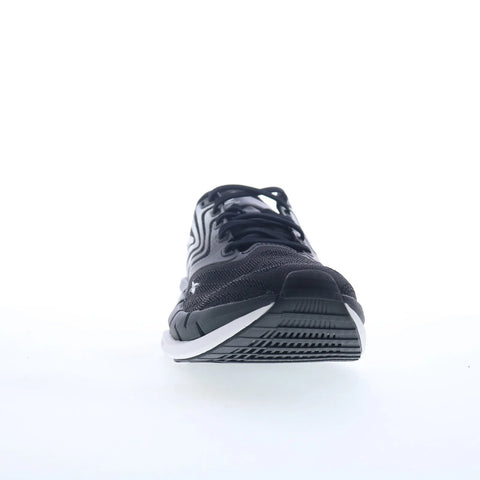 Reebok Floatzig Tread Womens Black Mesh Lace Up Athletic Running Shoes