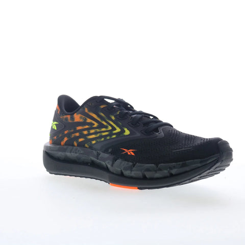 Reebok Floatzig Tread Womens Black Mesh Lace Up Athletic Running Shoes
