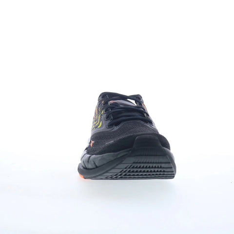 Reebok Floatzig Tread Womens Black Mesh Lace Up Athletic Running Shoes