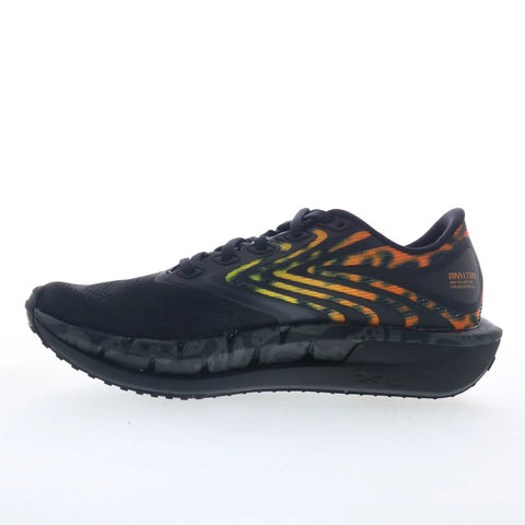 Reebok Floatzig Tread Womens Black Mesh Lace Up Athletic Running Shoes
