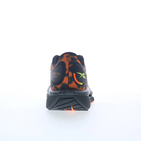 Reebok Floatzig Tread Womens Black Mesh Lace Up Athletic Running Shoes