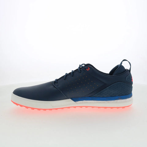 Adidas Flopshot GV9669 Mens Blue Synthetic Lace Up Athletic Golf Shoes