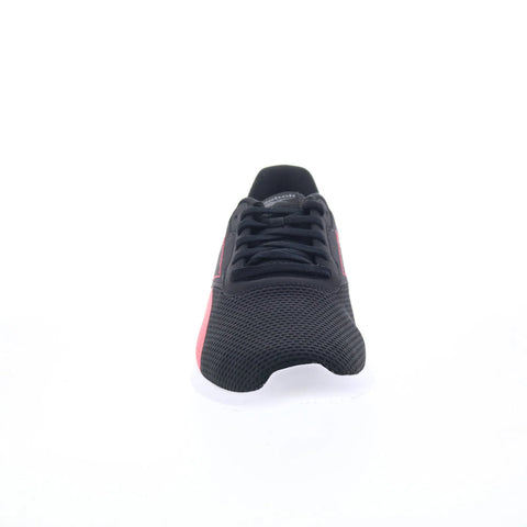 Reebok Fluxlite Mens Black Canvas Lace Up Athletic Cross Training Shoes