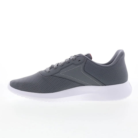 Reebok Fluxlite Mens Gray Mesh Lace Up Athletic Cross Training Shoes