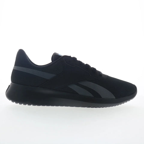 Reebok Fluxlite Mens Black Mesh Lace Up Athletic Cross Training Shoes