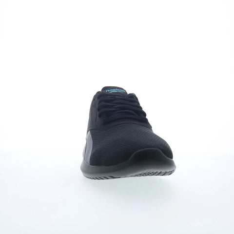 Reebok Fluxlite Mens Black Mesh Lace Up Athletic Cross Training Shoes
