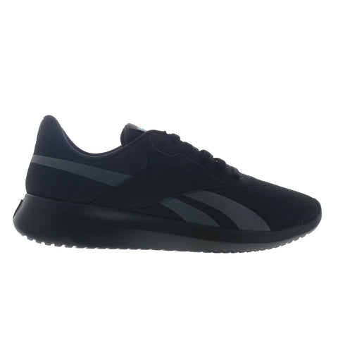 Reebok Fluxlite Mens Black Mesh Lace Up Athletic Cross Training Shoes