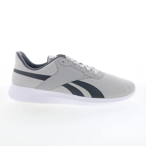 Reebok Fluxlite Mens Gray Mesh Lace Up Athletic Cross Training Shoes