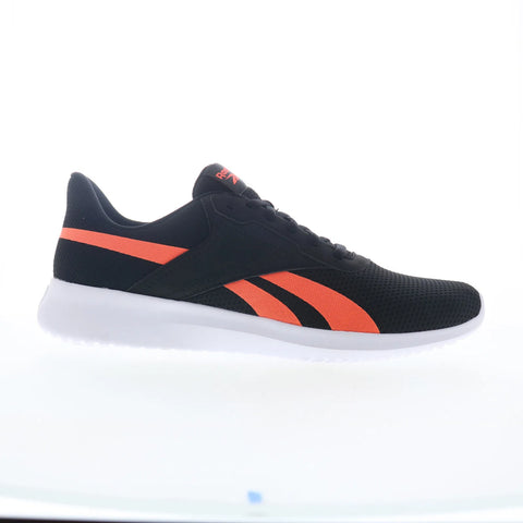 Reebok Fluxlite Mens Black Mesh Lace Up Athletic Cross Training Shoes
