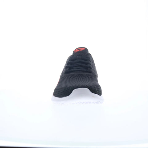 Reebok Fluxlite Mens Black Mesh Lace Up Athletic Cross Training Shoes