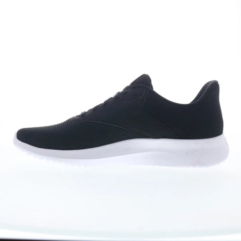 Reebok Fluxlite Mens Black Mesh Lace Up Athletic Cross Training Shoes
